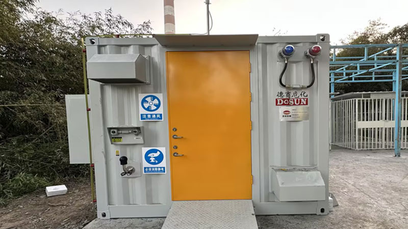 Shanghai [XXX] Power Generation Co., Ltd. -- Smart Gas Cylinder Storage Cabinet