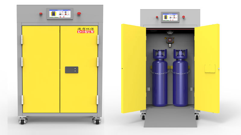 Small Intelligent Gas Cylinder Storage Cabinet