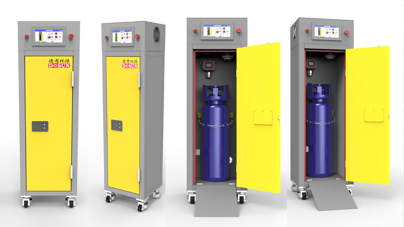 Small Intelligent Gas Cylinder Storage Cabinet